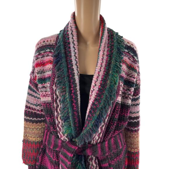 Free People Morgana Cardi Tie Waist Cardigan Sweater - Picture 4 of 11